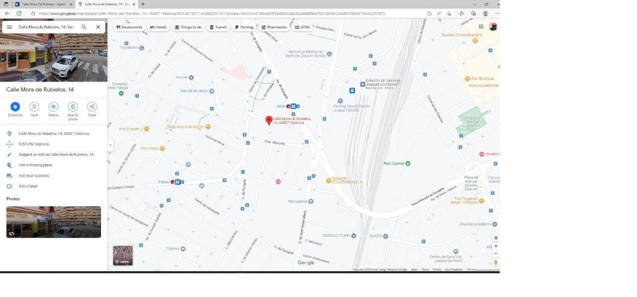 Calle Mora De Rubielos With Free Private Underground Parking Valencia Exterior foto
